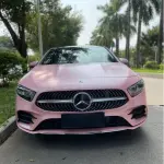 Matte Metallic Pearl Pink Car Vinyl Wrap PET