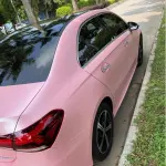 Matte Metallic Pearl Pink Car Vinyl Wrap PET