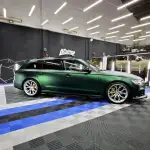 Matte Metallic Chrome Venom Green Car Vinyl Wrap PET