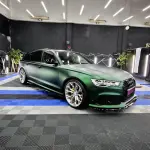 Matte Metallic Chrome Venom Green Car Vinyl Wrap PET