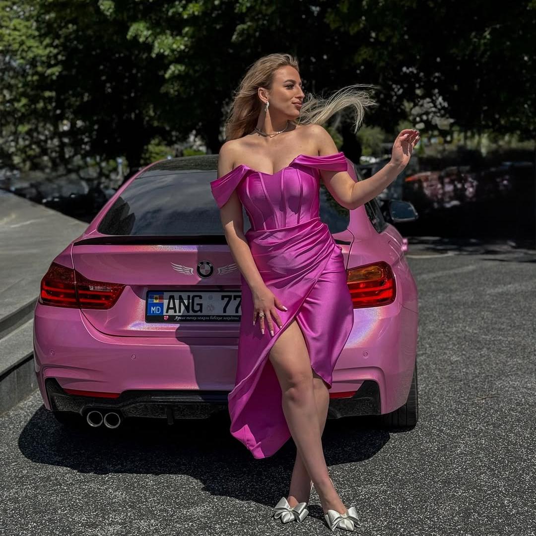 Gloss Metallic Rainbow Laser Pink Car Vinyl Wrap