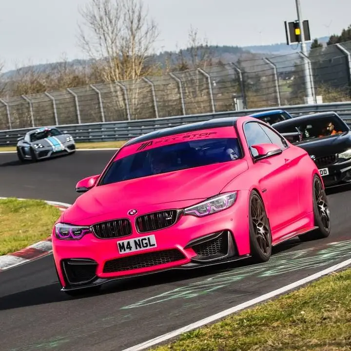 Ultimate Flat Fluorescent Pink Car Vinyl Wrap