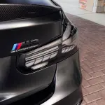 Matte Satin Black Ceramic Black Car Vinyl Wrap BMW  PET 