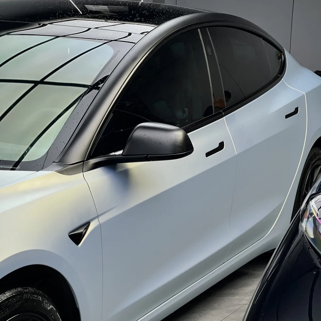 Matte Chameleon Gold Blue Car Vinyl Wrap