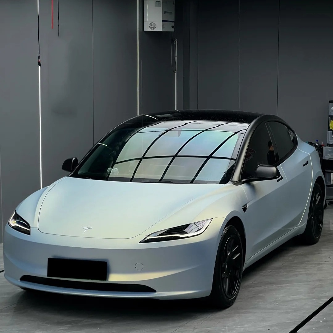 Matte Chameleon Gold Blue Car Vinyl Wrap