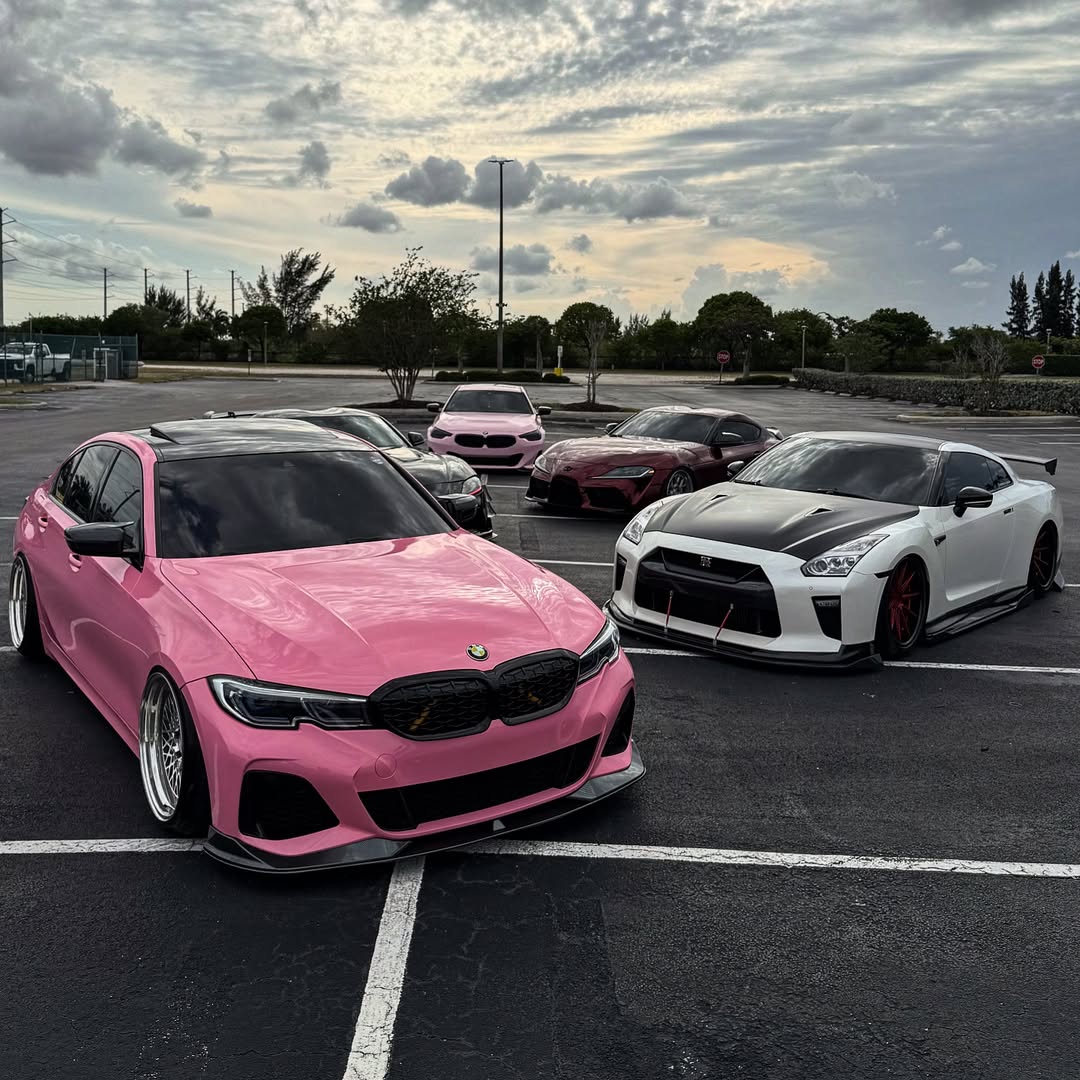 Light Pink Car Wrap