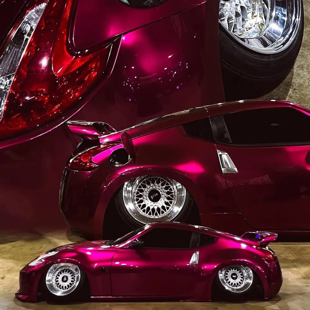 Rubellite Purple Car Vinyl Wrap