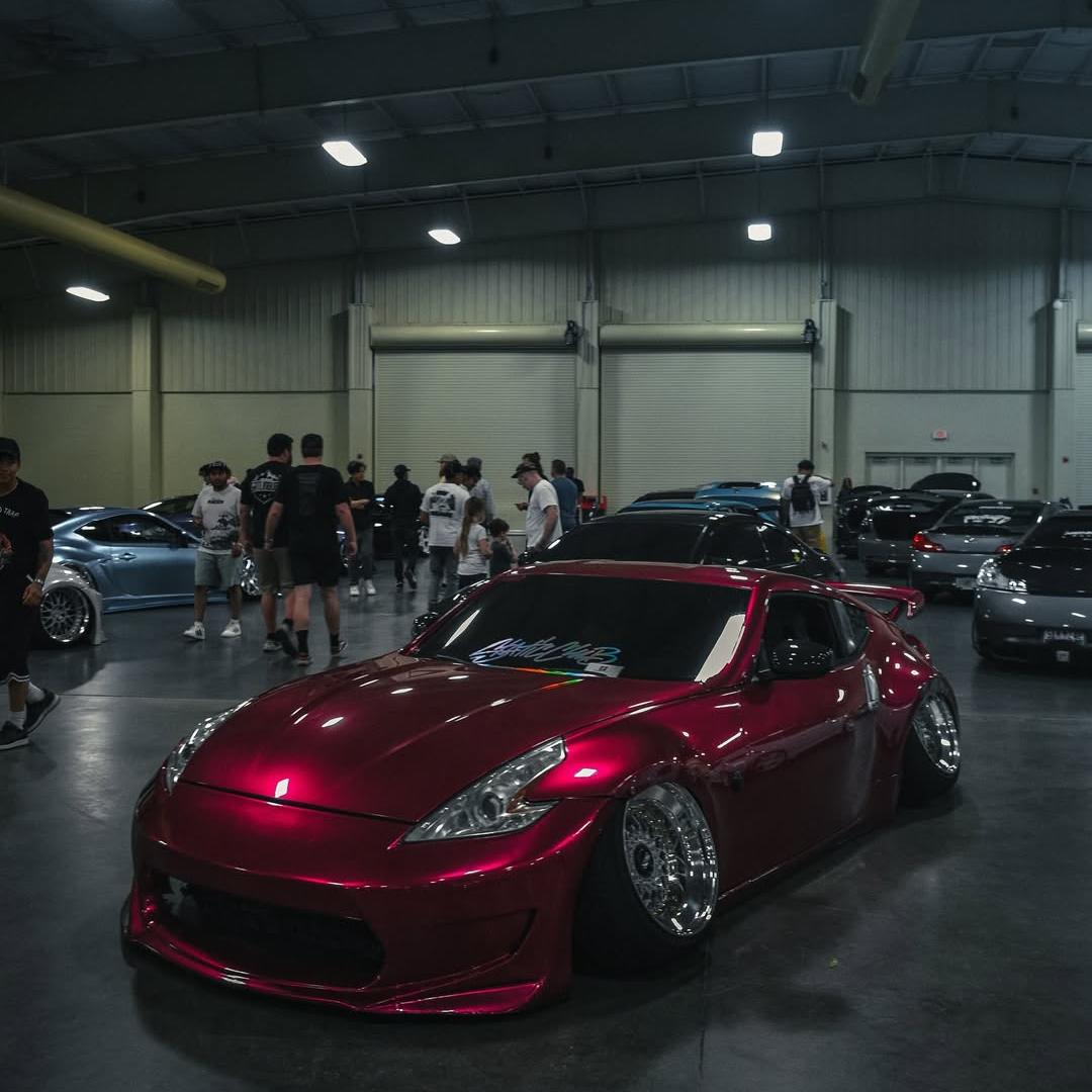 Gloss Metallic Rubellite Purple Car Vinyl Wrap PET 