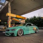 Gloss Sparkle Glitter Tiffany Blue Car Vinyl Wrap