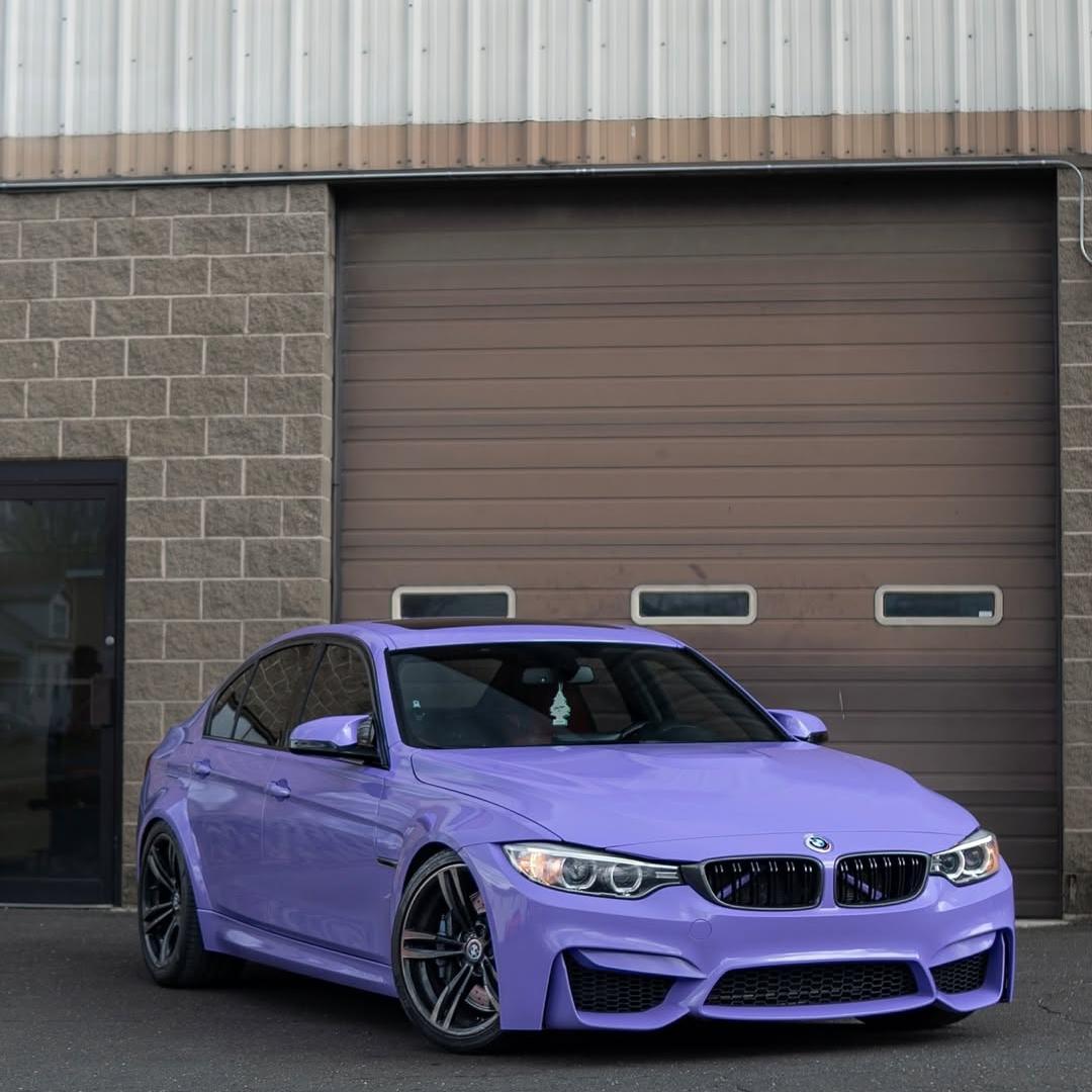 Lavender Purple Car Wrap