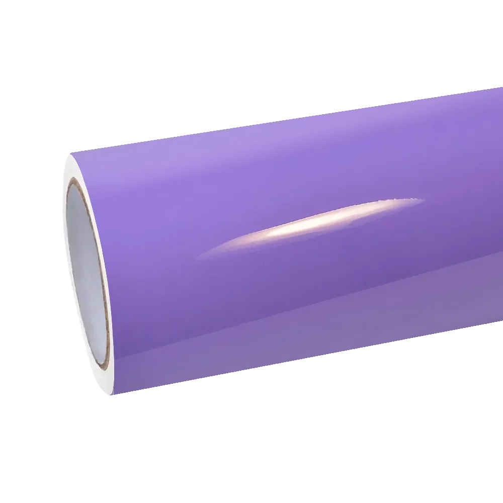 Gloss Lavender Purple Car Vinyl Wrap Tesla BMW PET