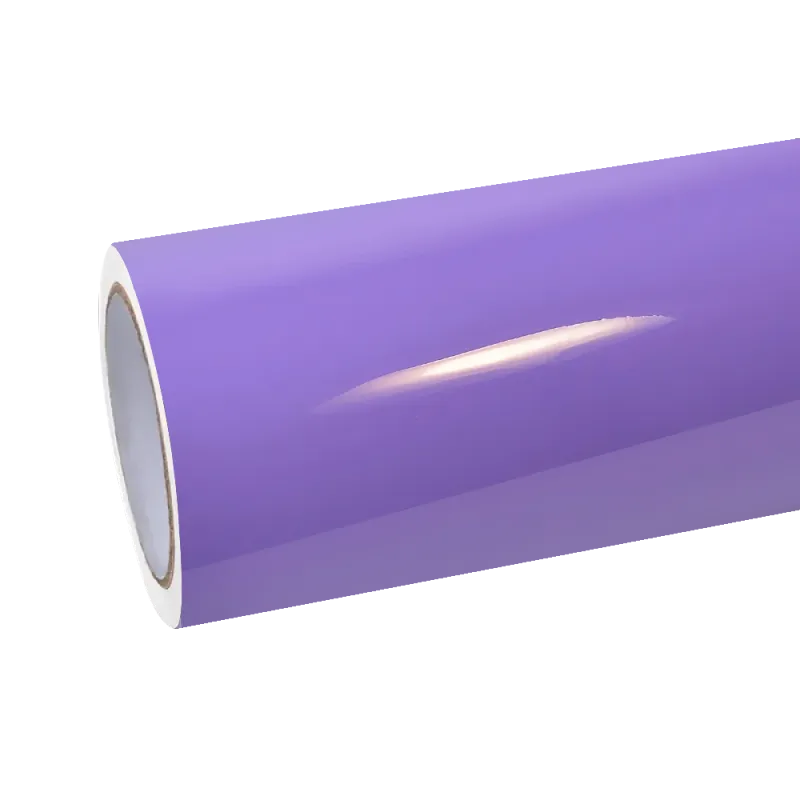 Gloss Lavender Purple Car Vinyl Wrap Tesla BMW PET