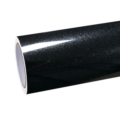 Gloss Metallic Gold Black Car Vinyl Wrap PET 02