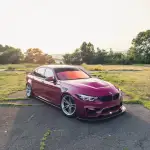 Gloss Ruby Star Car Vinyl Wrap PET