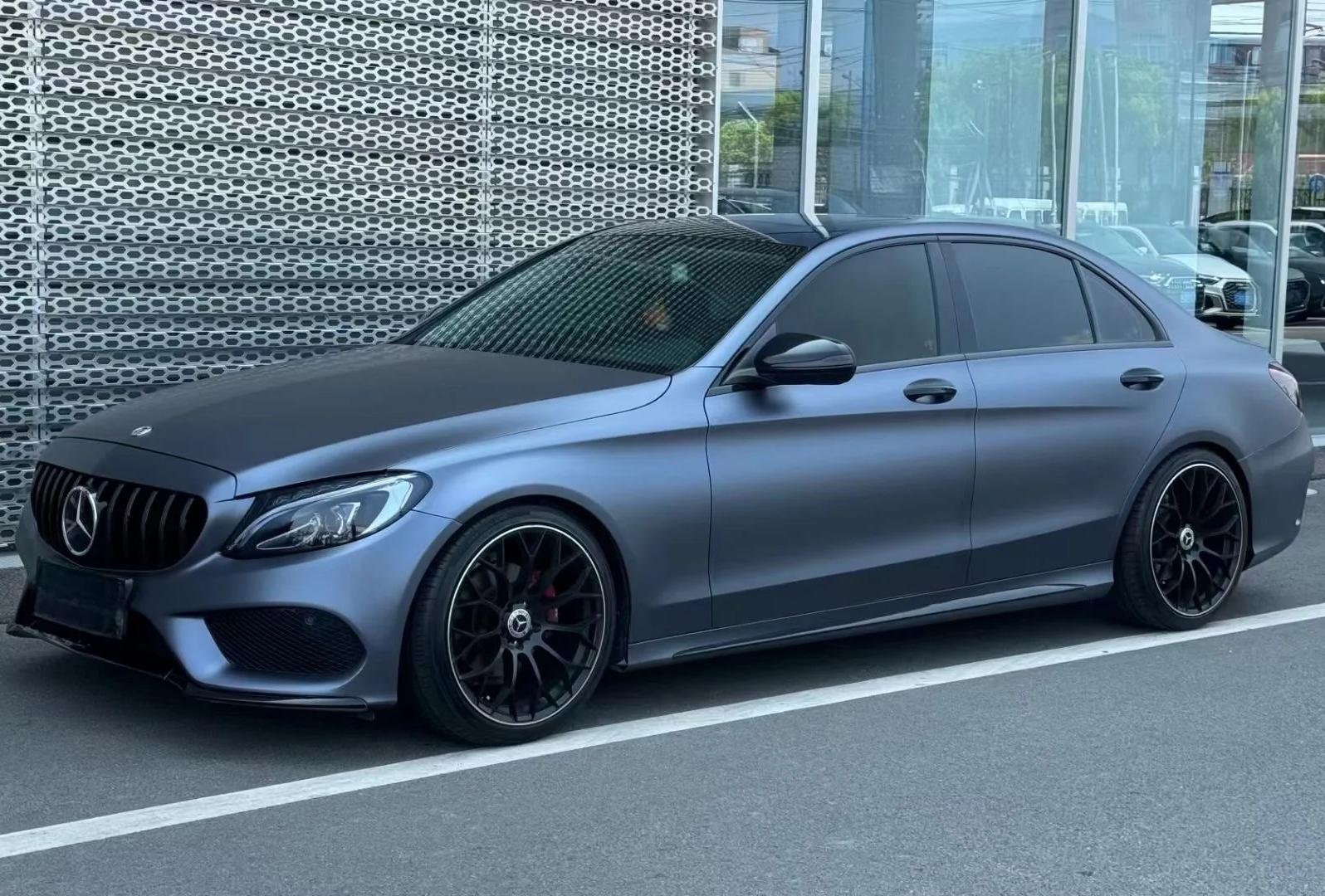 Matte Satin Racing Blue Car Vinyl Wrap PET