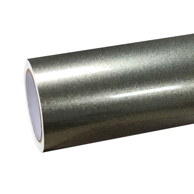 Gloss Metallic Millennium Jade Green Car Vinyl Wrap PET  01