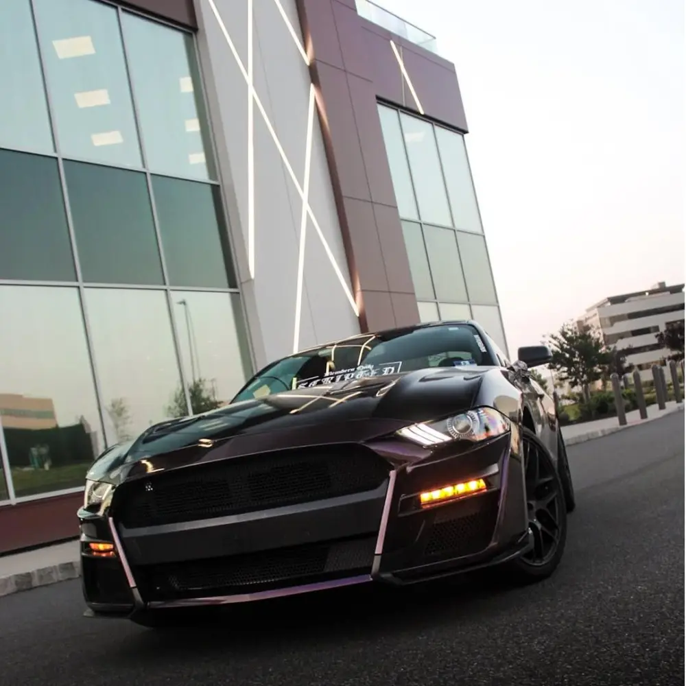 Gloss Metallic Midnight Purple Car Vinyl Wrap BMW 