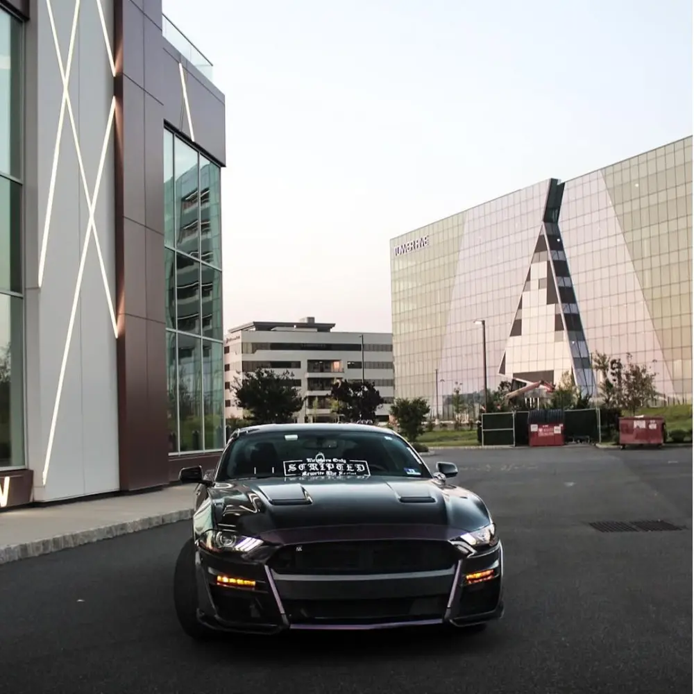 Gloss Metallic Midnight Purple Car Vinyl Wrap BMW 