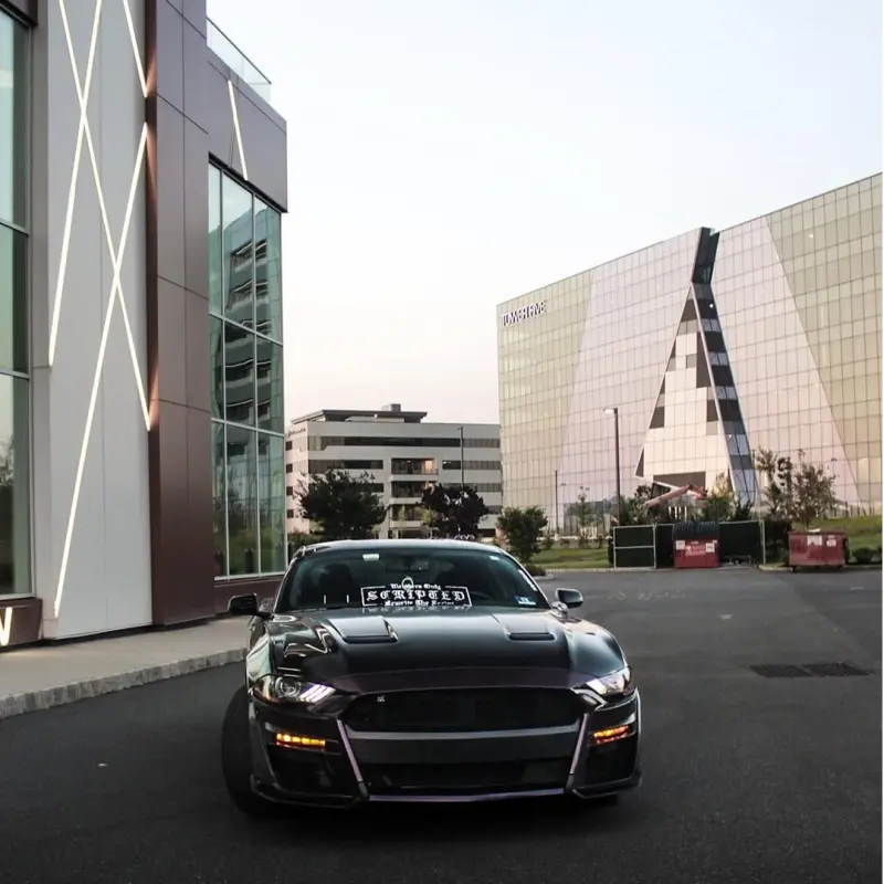 Gloss Metallic Midnight Purple Car Vinyl Wrap BMW 