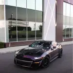 Gloss Metallic Midnight Purple Car Vinyl Wrap BMW 