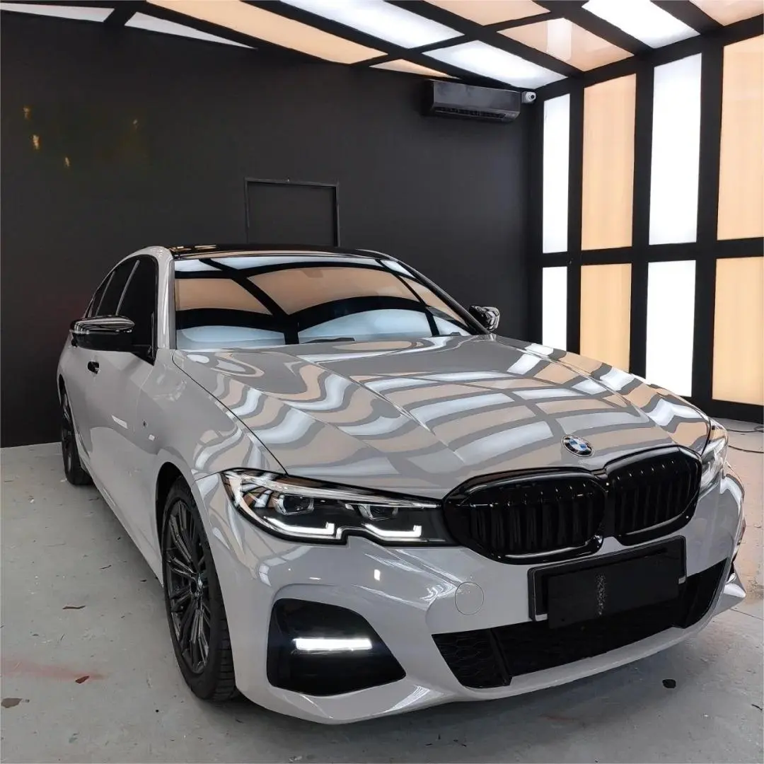 Light Nardo Grey Car Wrap