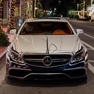 Gloss Metallic Dark Blue Car Vinyl Wrap PET | Audi Navarre Blue 02