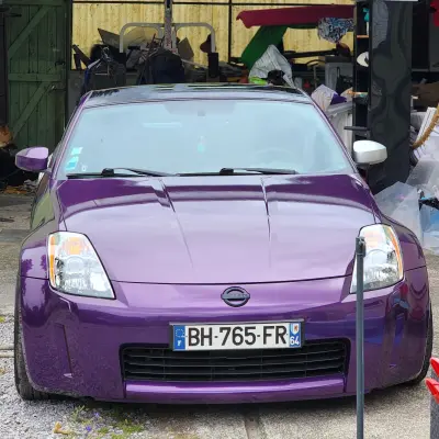 Gloss Metallic Twilight Purple Car Vinyl Wrap PET 02