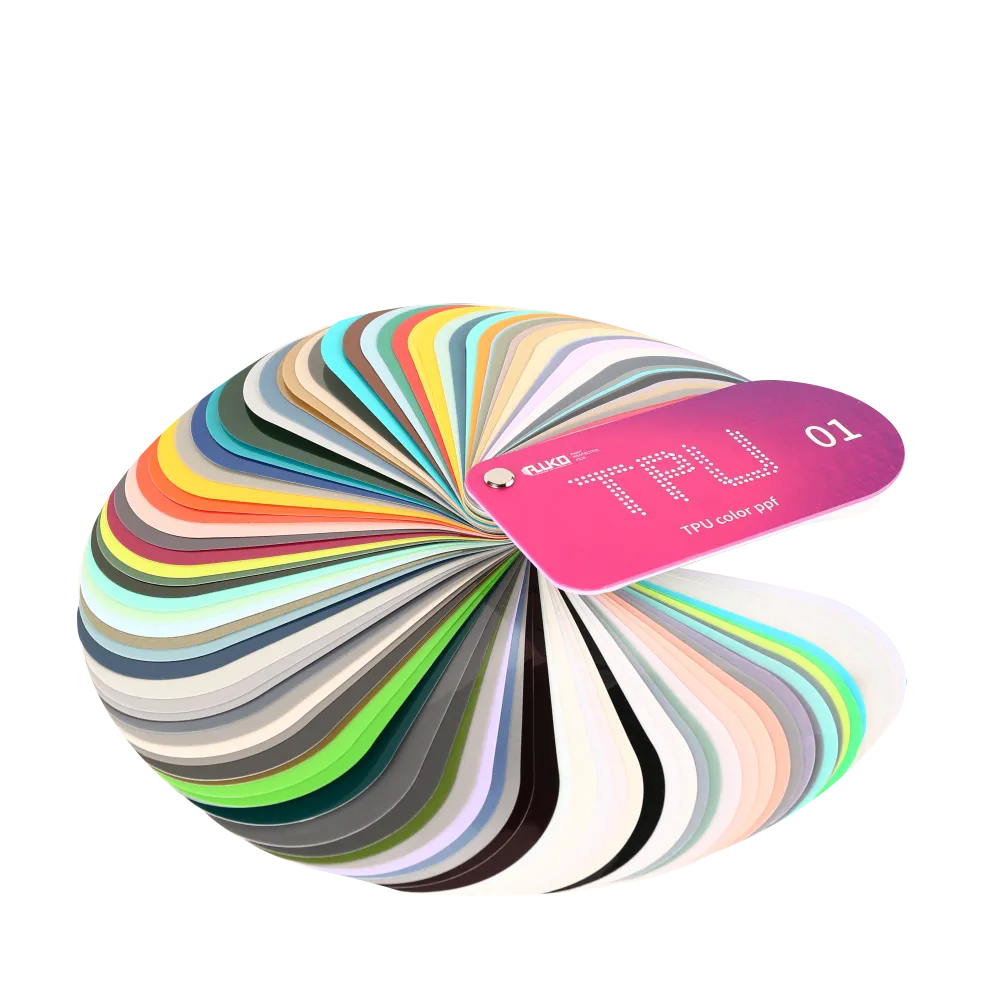 Colored PPF Swatch Books 2025 TPU PPF