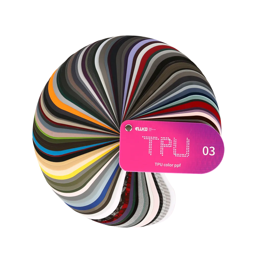 Colored PPF Swatch Books 2025 TPU PPF