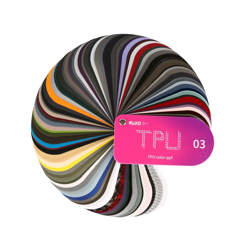 Colored PPF Swatch Books 2025 TPU PPF