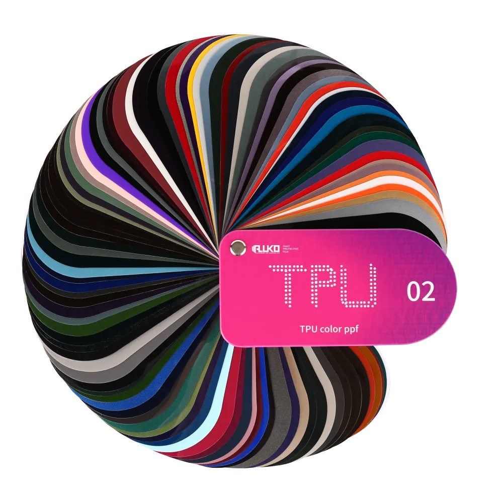 Colored PPF Swatch Books 2025 TPU PPF