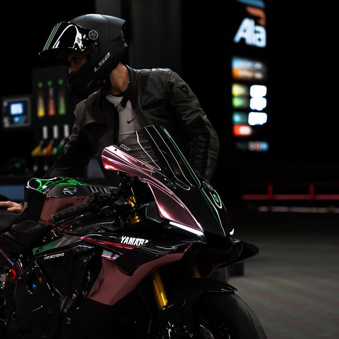 Gloss Mirror Chrome Rose Gold Car Vinyl Wrap PET