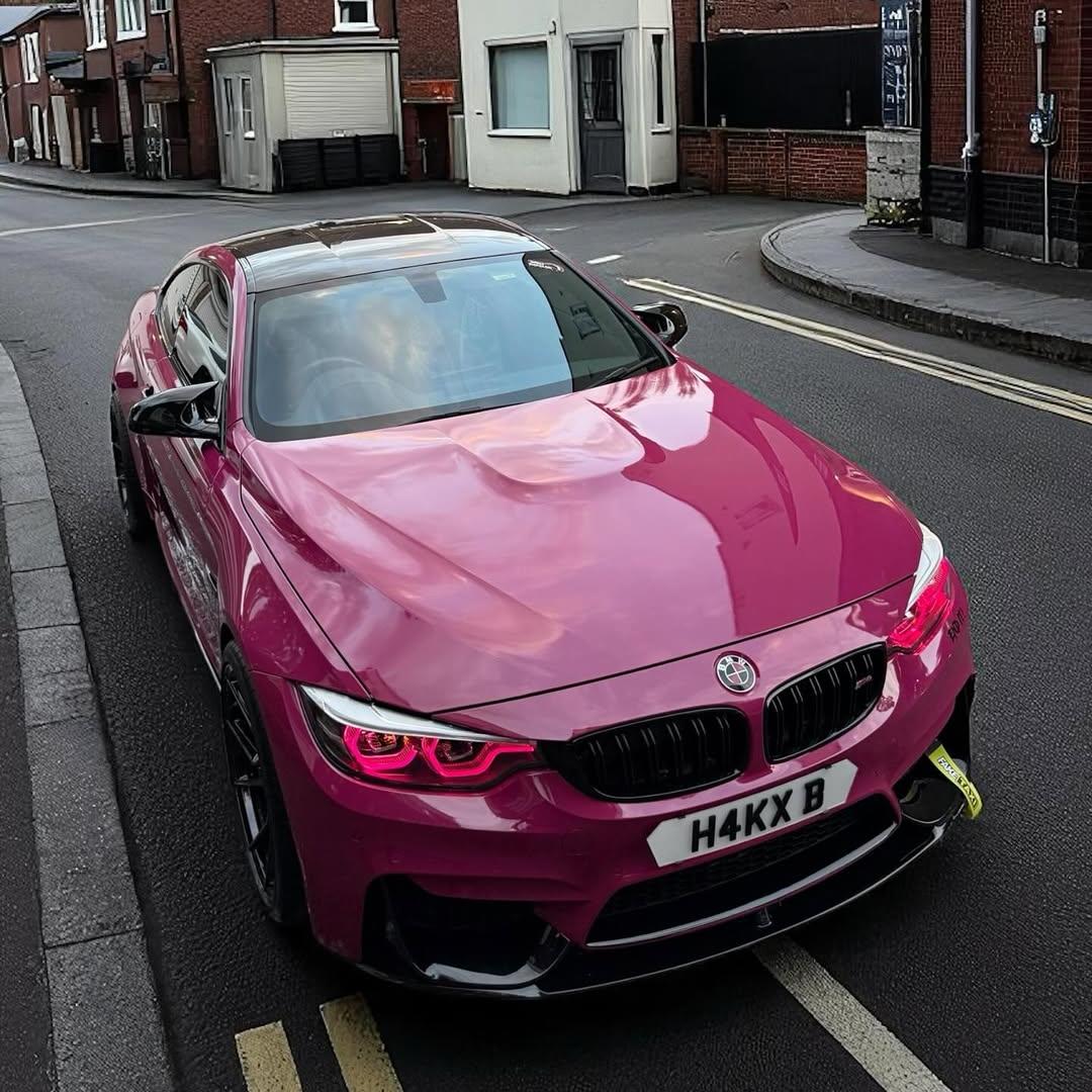 Gloss Ruby Star Car Vinyl Wrap PET