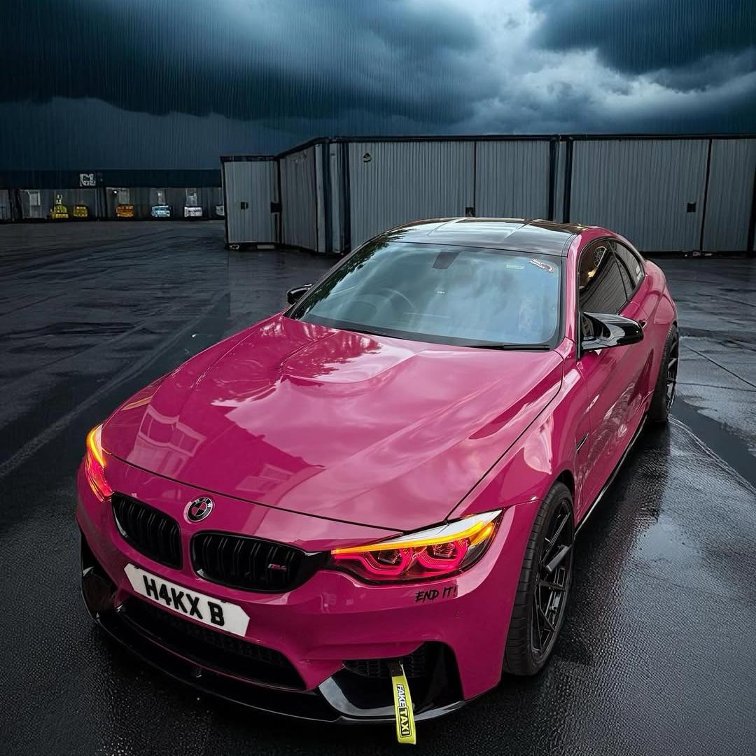 Gloss Ruby Star Car Vinyl Wrap PET