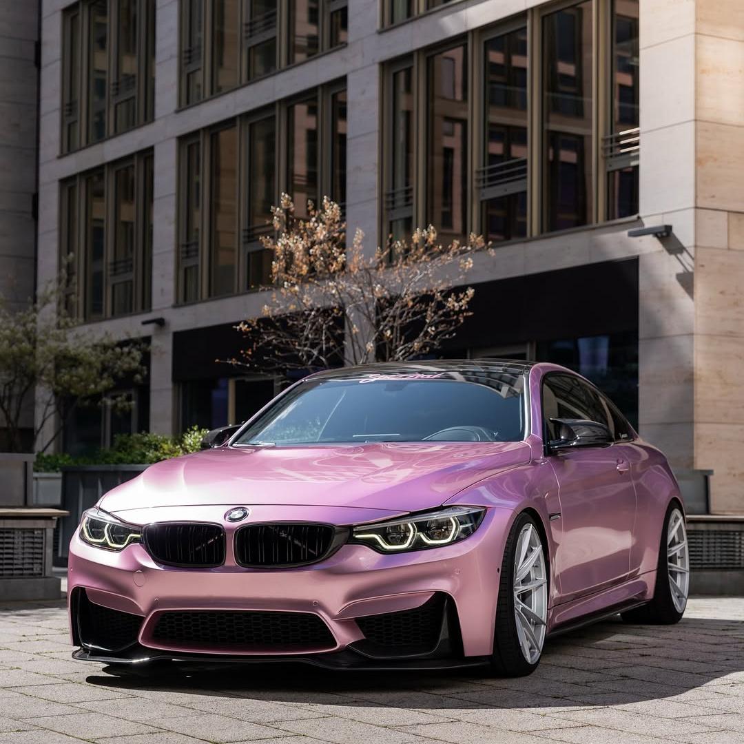 Passion Pink Car Wrap