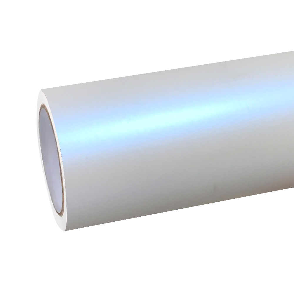 Matte Metallic Chameleon Blue White Car Vinyl Wrap