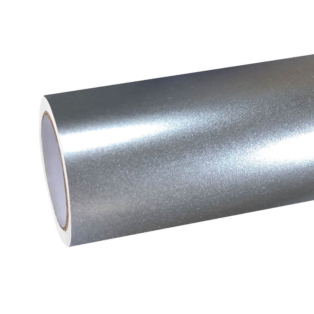 Satin Chrome Silver Car Vinyl Wrap