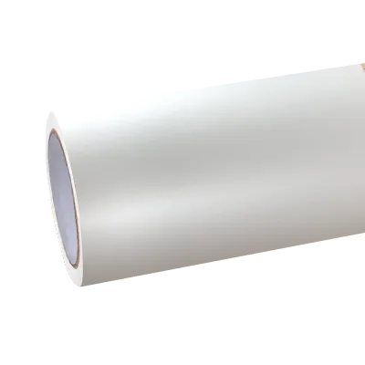 Satin Ceramic White Car Vinyl Wrap 01