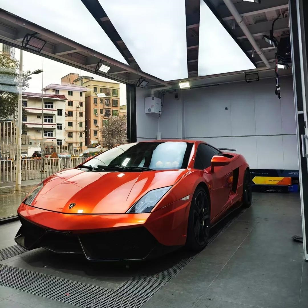 Best Sakhir Orange Vinyl Wrap | Gloss Metallic Sakhir Orange