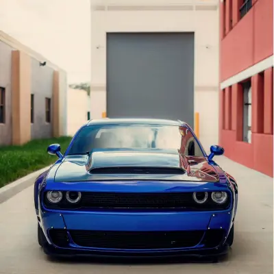 Gloss Metallic Blueberry Car Vinyl Wrap 02