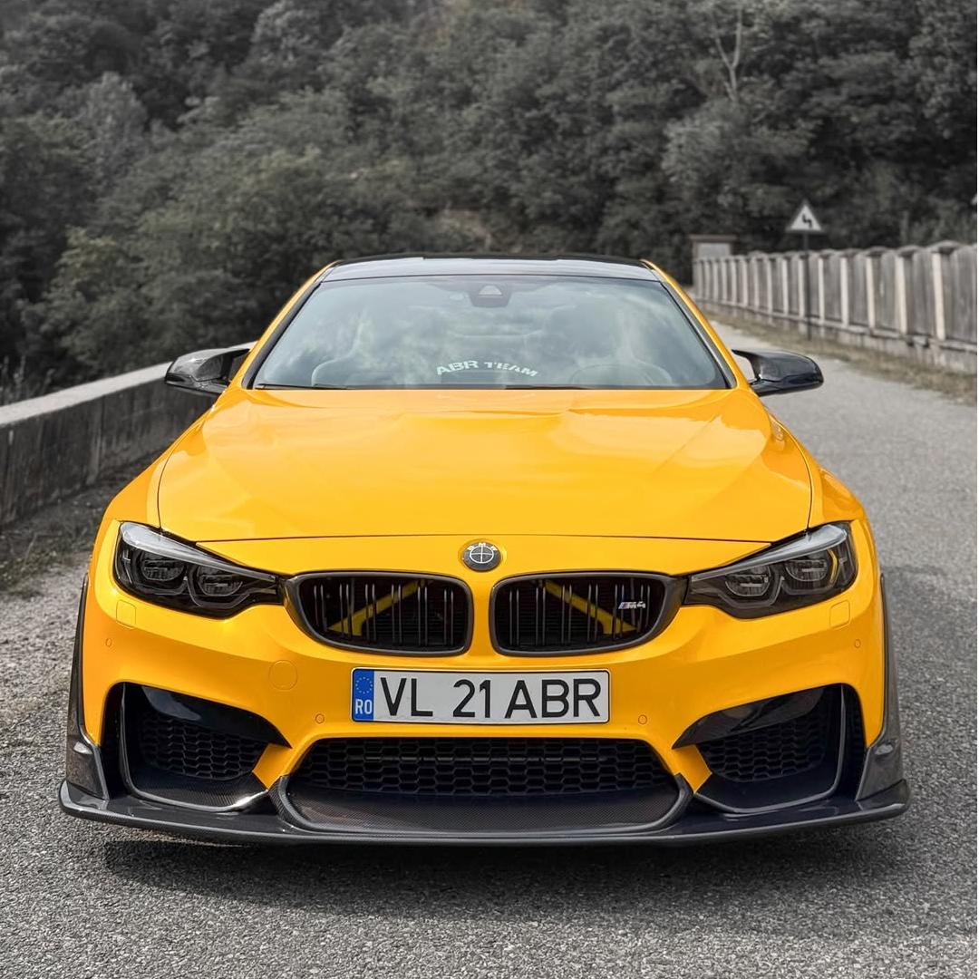 Gloss Metallic Golden Yellow Car Vinyl Wrap 