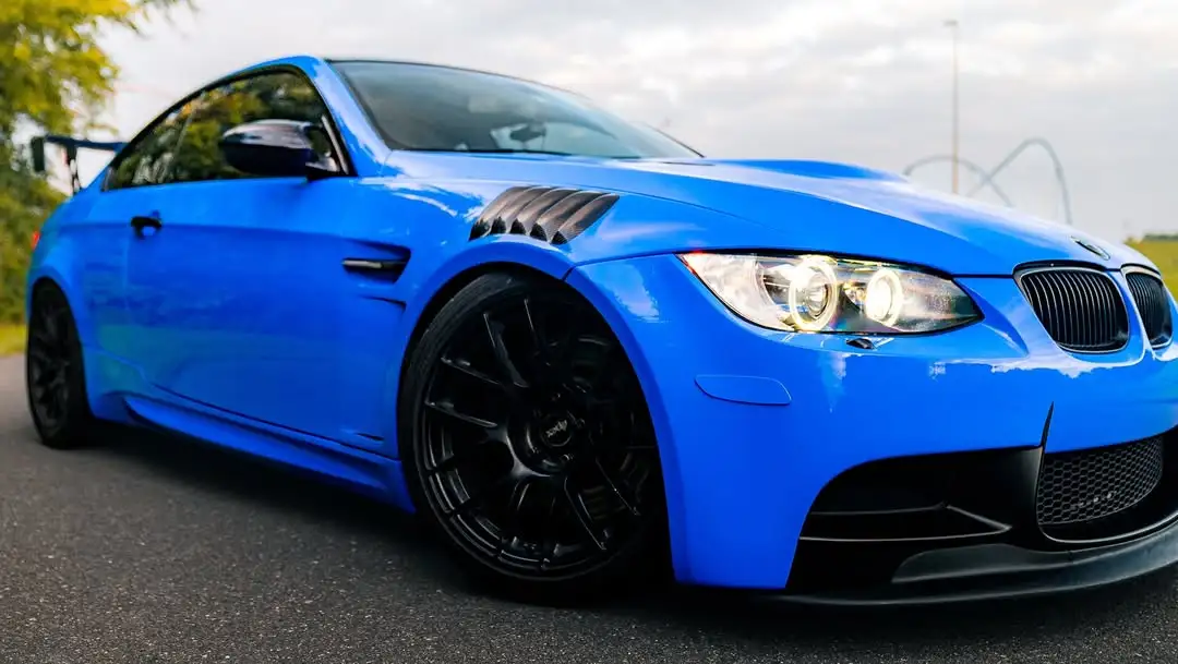 Gloss Voodoo Blue Car Vinyl Wrap PET