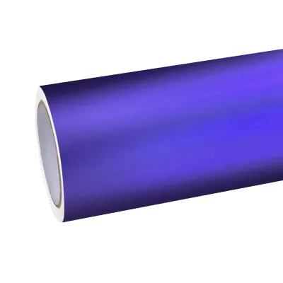 Matte Satin Chrome Purple Car Vinyl Wrap PET  01