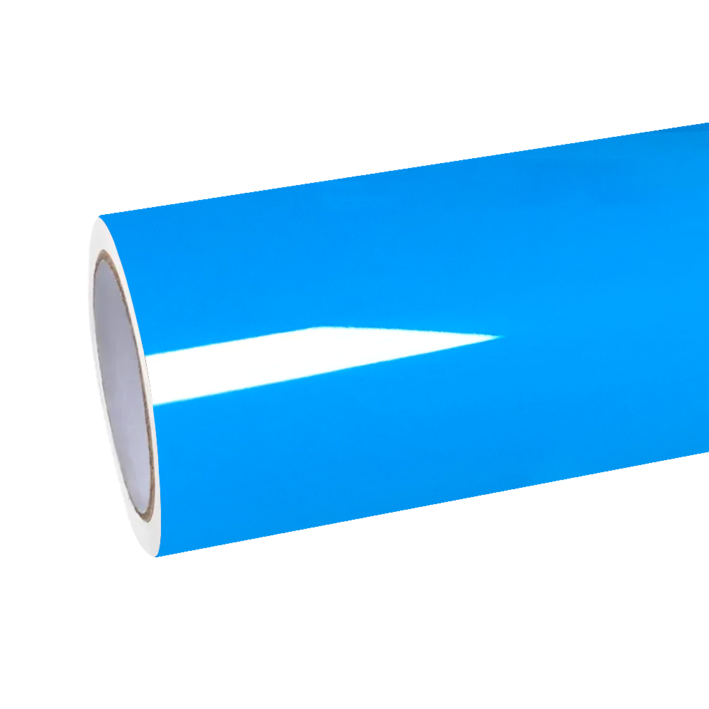 TPU Glossy Light Sky Blue Colored PPF Paint Protection Film