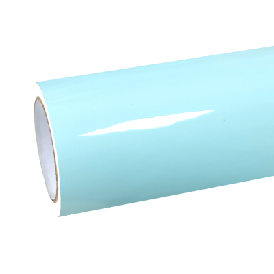 TPU Glossy Glacier Blue Colored PPF Paint Protection Film 01
