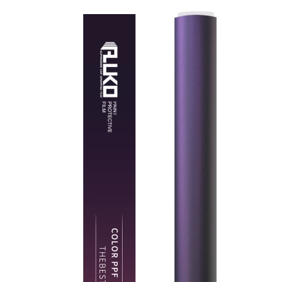 TPU Satin Russian Violet Purple Colored PPF Paint Protection Film  02