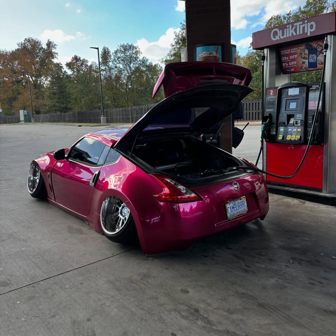 Gloss Metallic Rubellite Purple Car Vinyl Wrap PET 