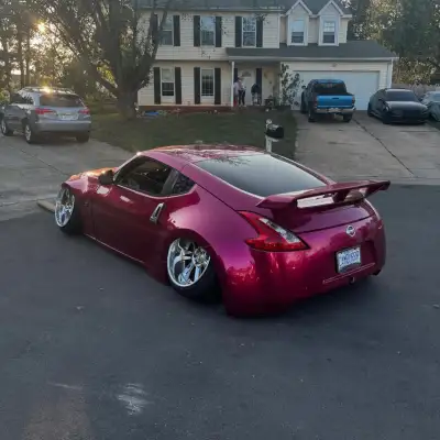 Gloss Metallic Rubellite Purple Car Vinyl Wrap PET  02