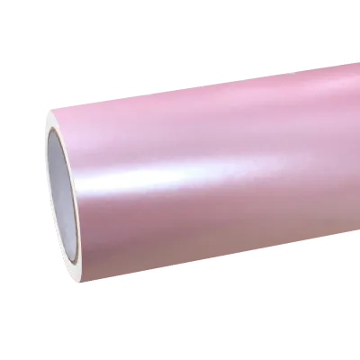 Matte Metallic Pearl Pink Car Vinyl Wrap PET 01