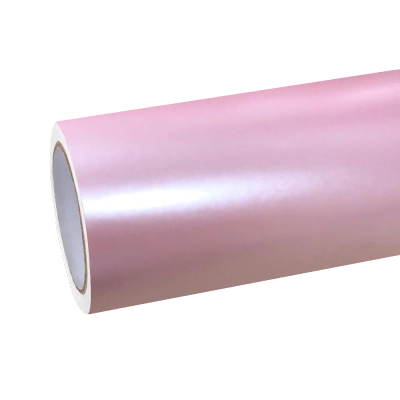 Matte Metallic Pearl Pink Car Vinyl Wrap PET 01
